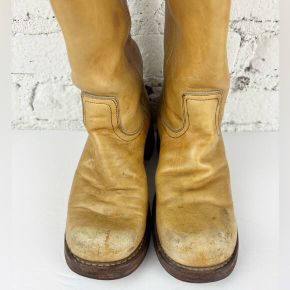 **Rare** Vintage 70’s Frye Banana Black Label Campus Boots - Picture 14 of 16